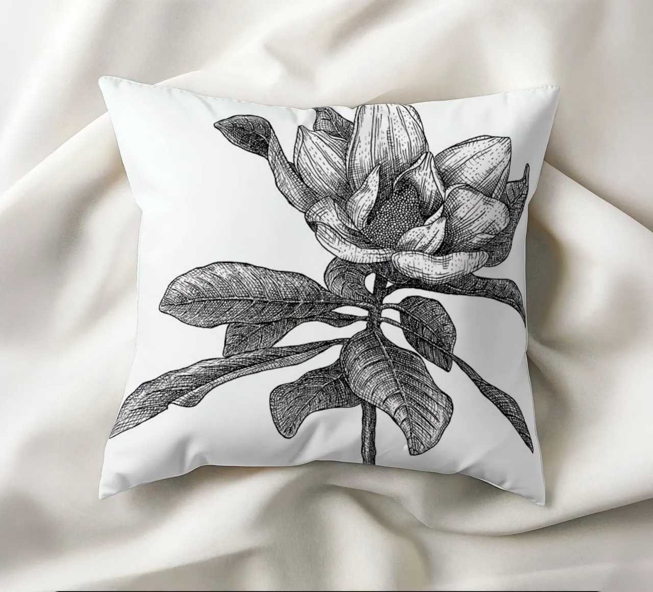 Magnolia cuscino da Pen & Ink