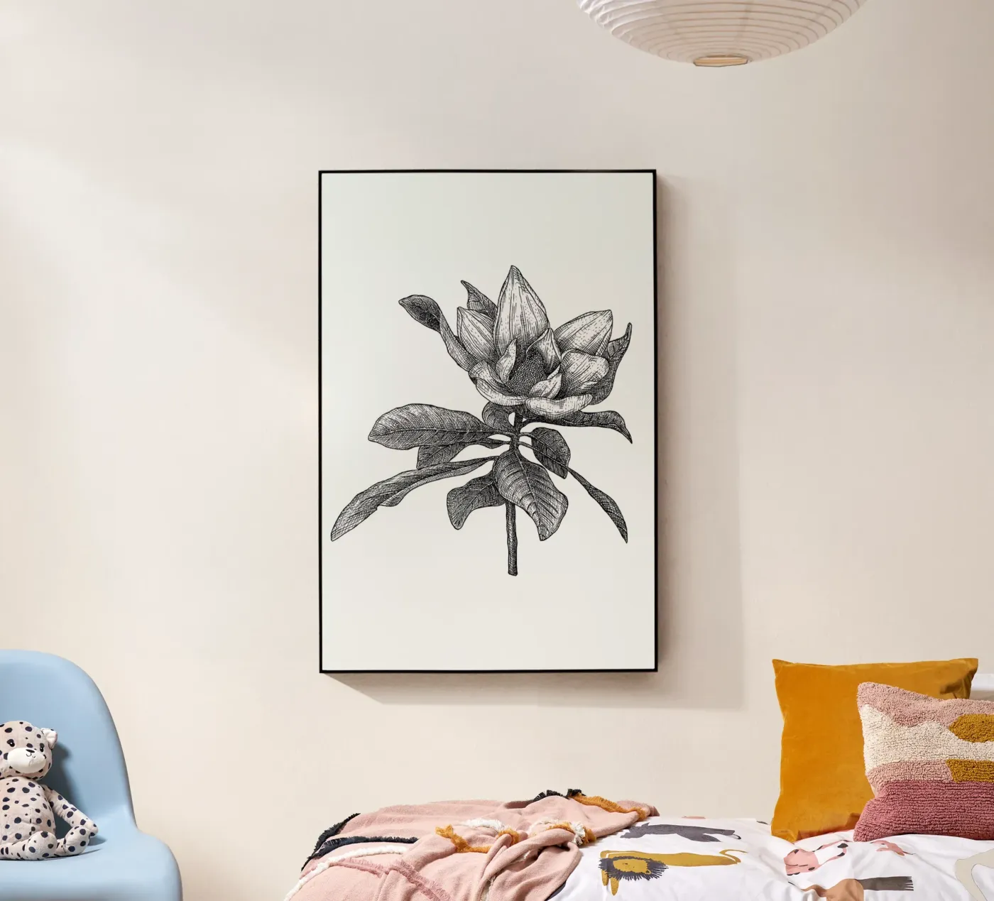 Magnolia Acryl-Glas von Pen & Ink