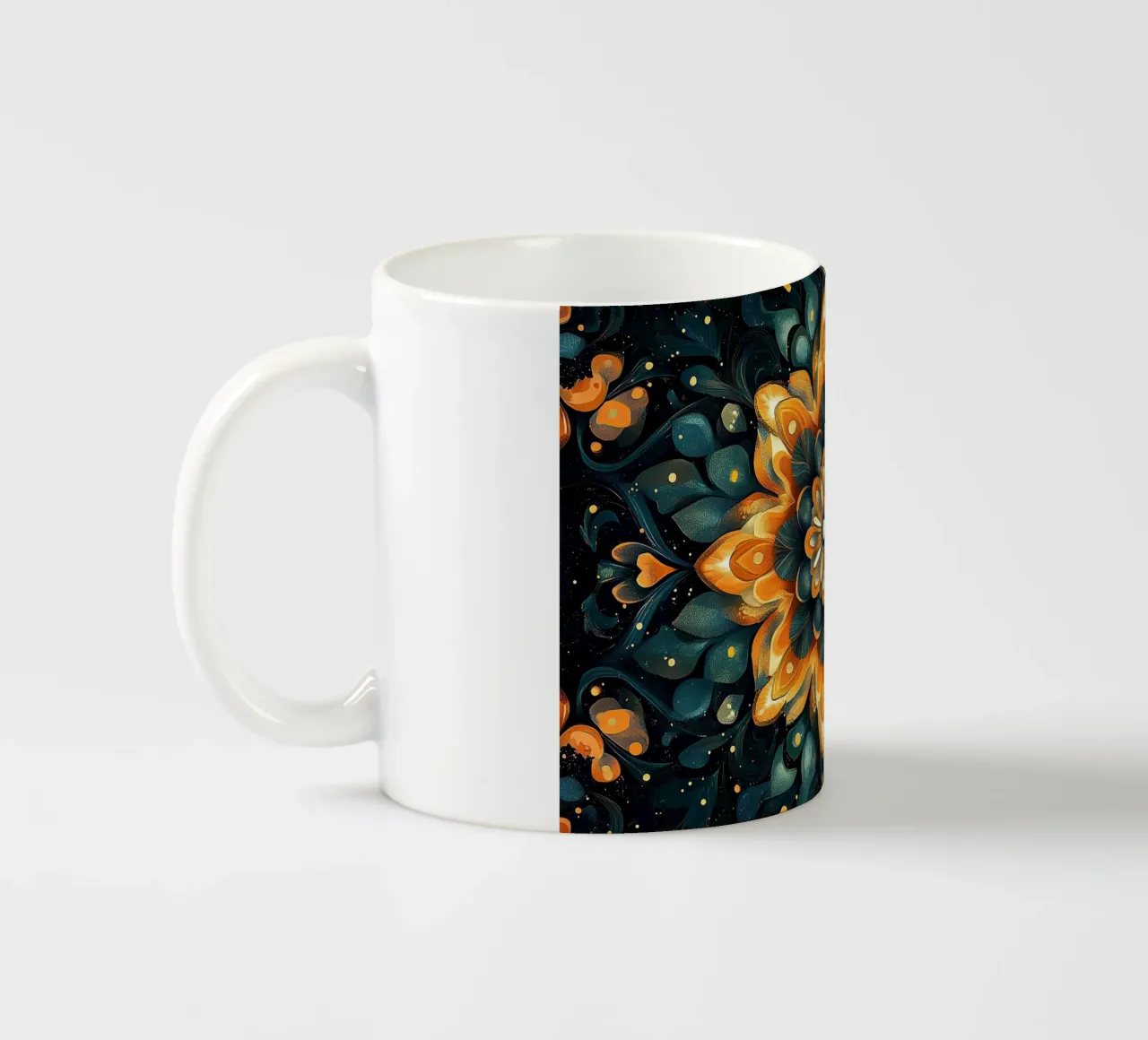 Nature’s Color Chorus ceramic mug by Artful Bloom