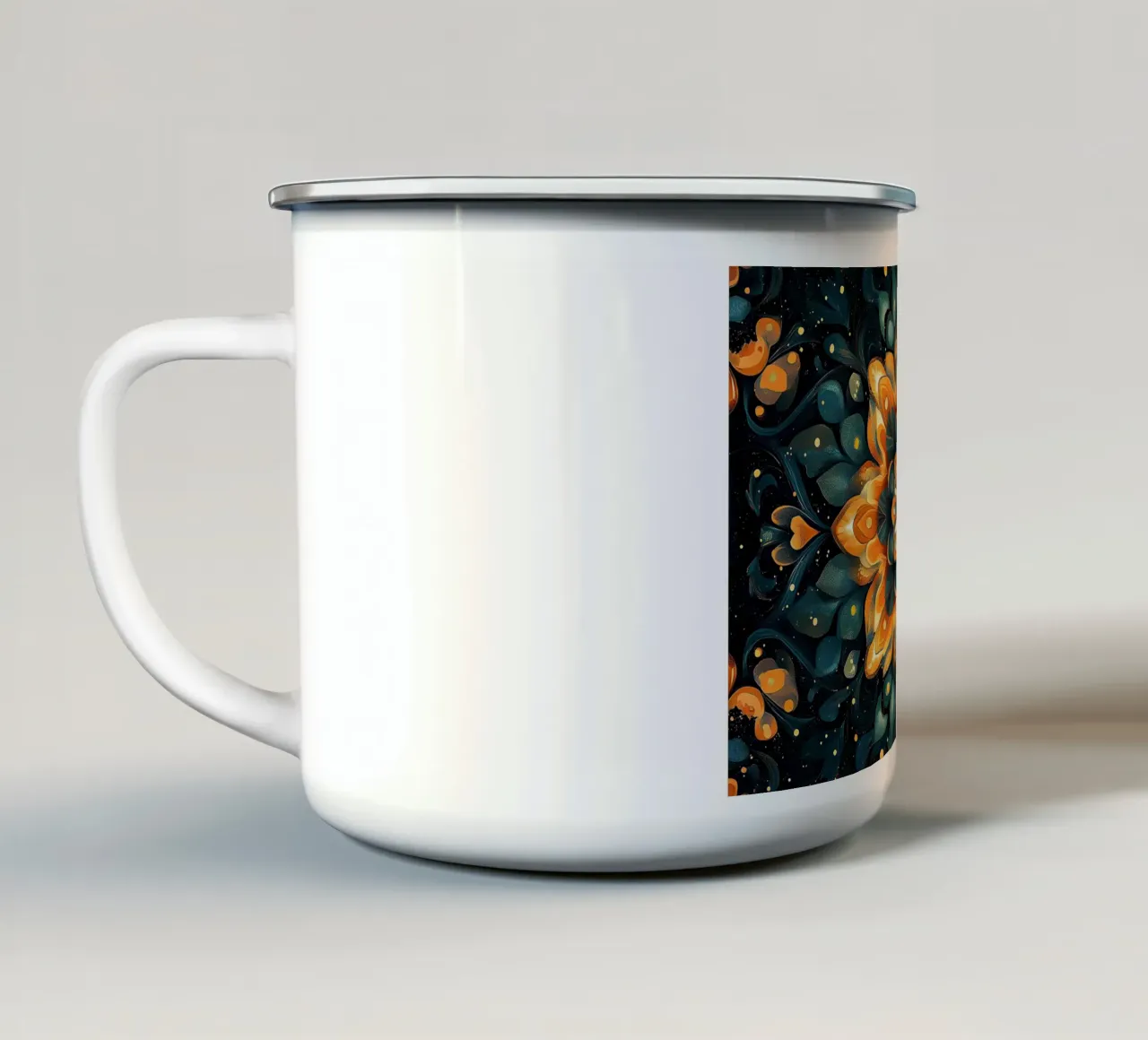 Nature’s Color Chorus tazza in smalto da Artful Bloom