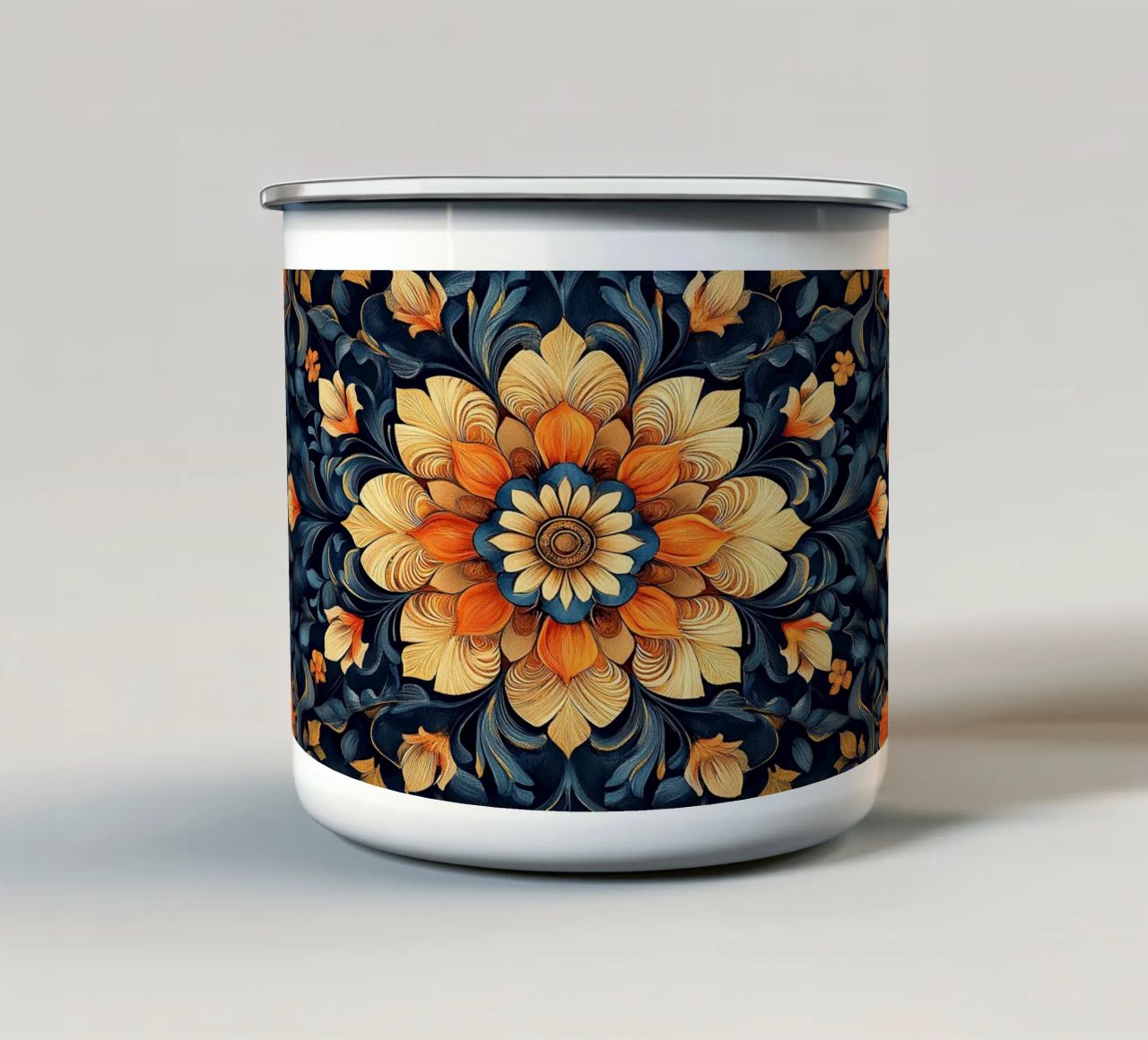 Blossoms in Harmony tazza in smalto da Artful Bloom