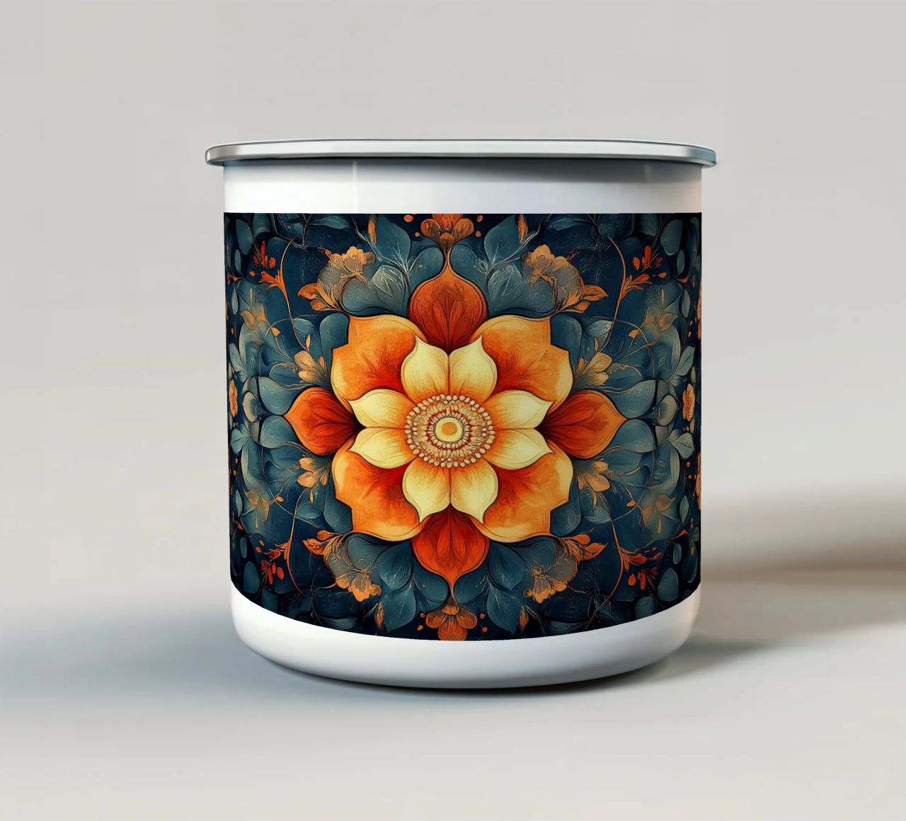 The Essence of Bloom tazza in smalto da Artful Bloom