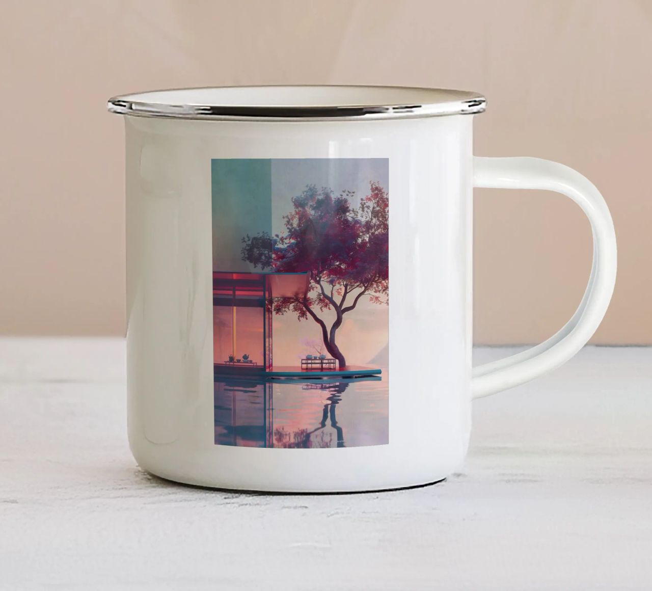 Un lieu magique mug en émail de LaylaOzHome