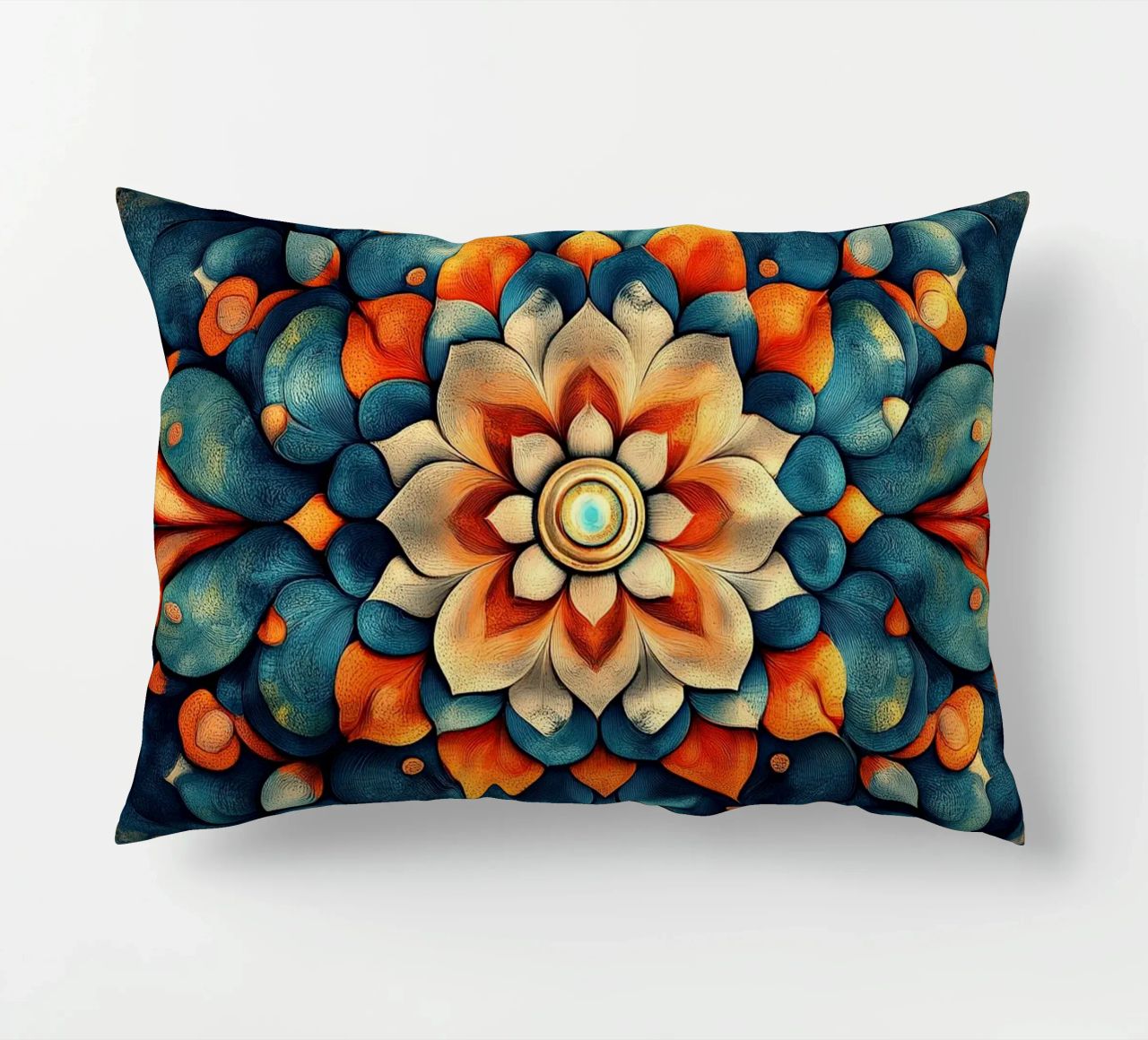 Vibrant Fields Forever cuscino da Artful Bloom