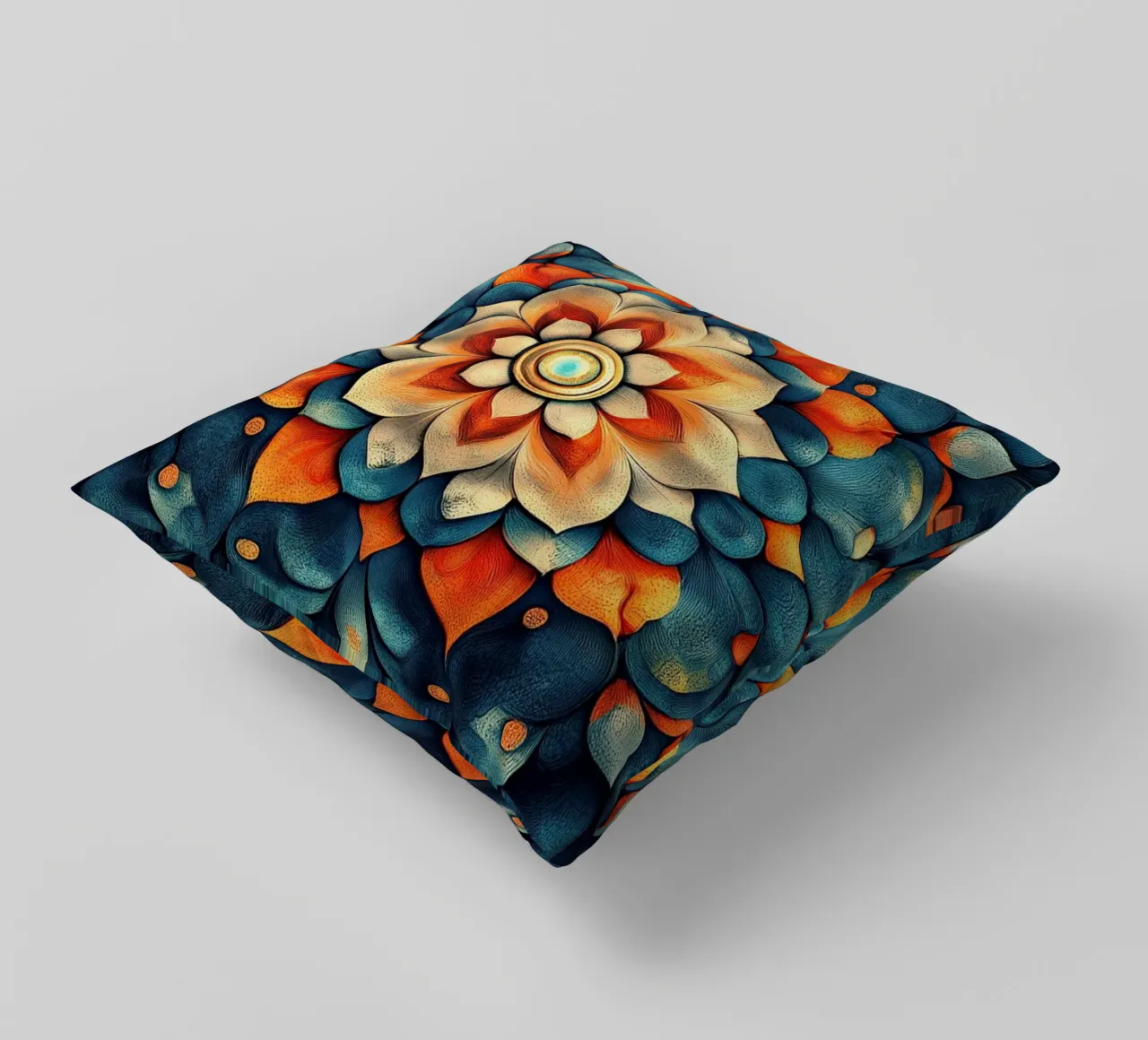 Vibrant Fields Forever decorative cushion by Artful Bloom