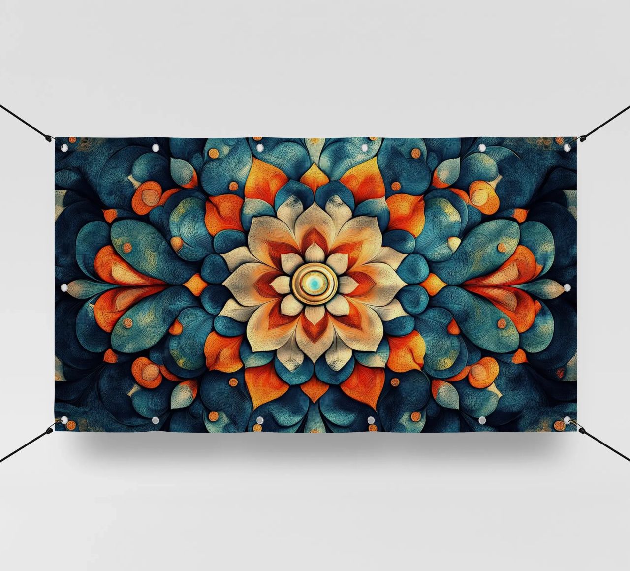 Vibrant Fields Forever telo in pvc da Artful Bloom