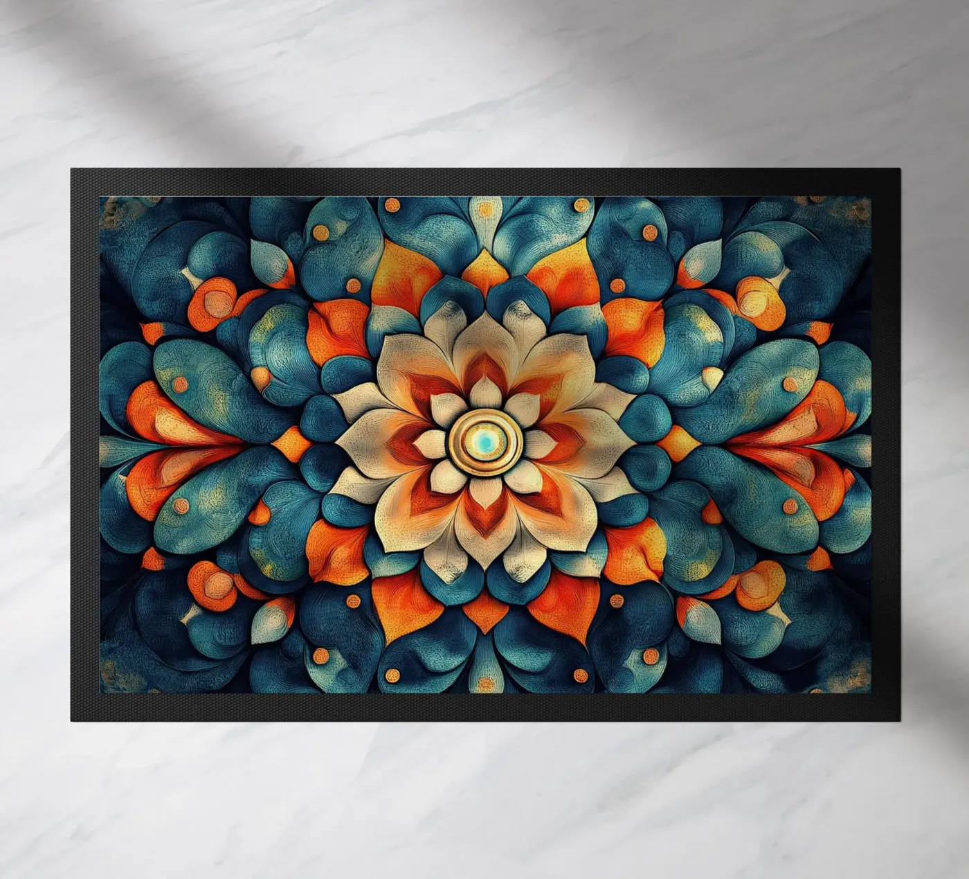 Vibrant Fields Forever Fußmatte von Artful Bloom