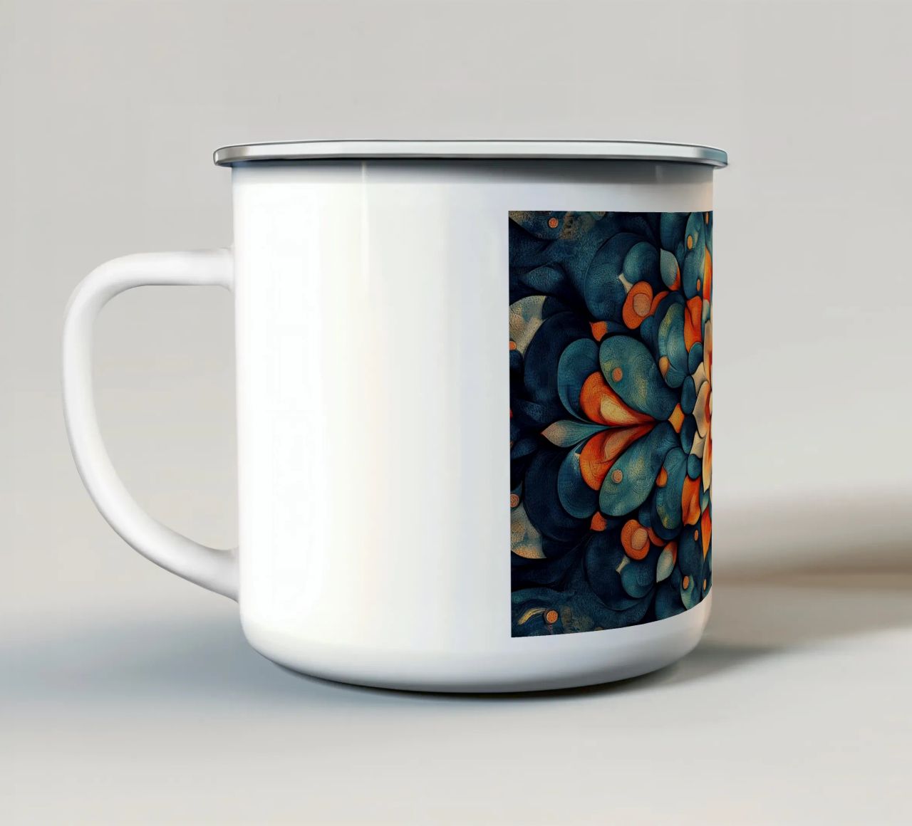 Vibrant Fields Forever tazza in smalto da Artful Bloom