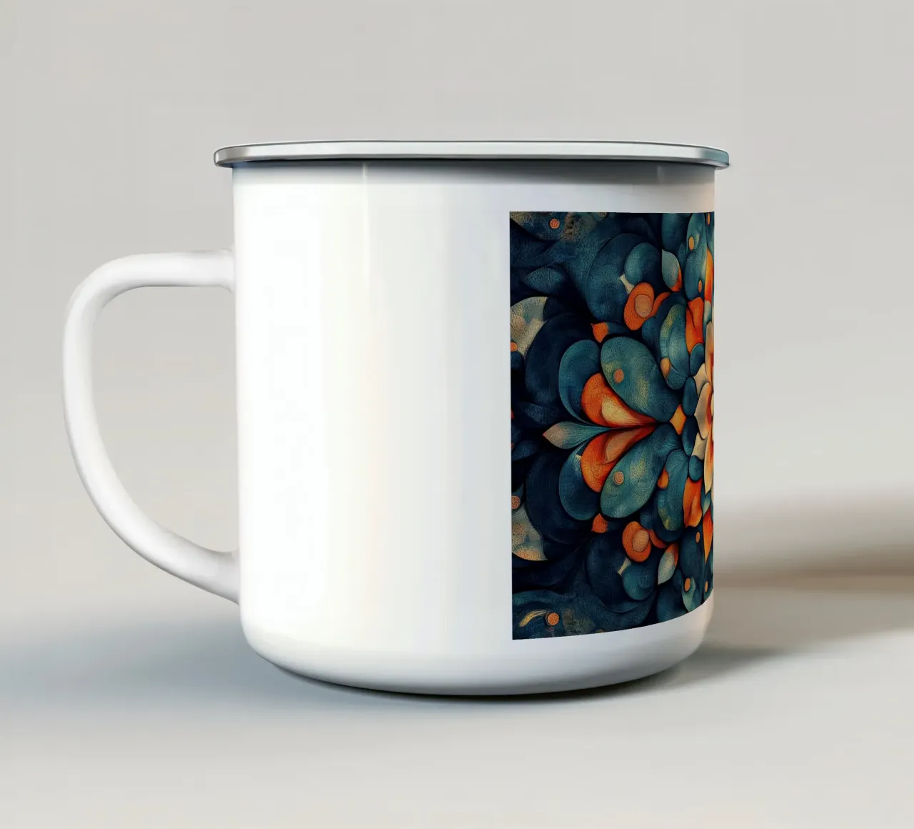 Vibrant Fields Forever Emaille Tasse von Artful Bloom