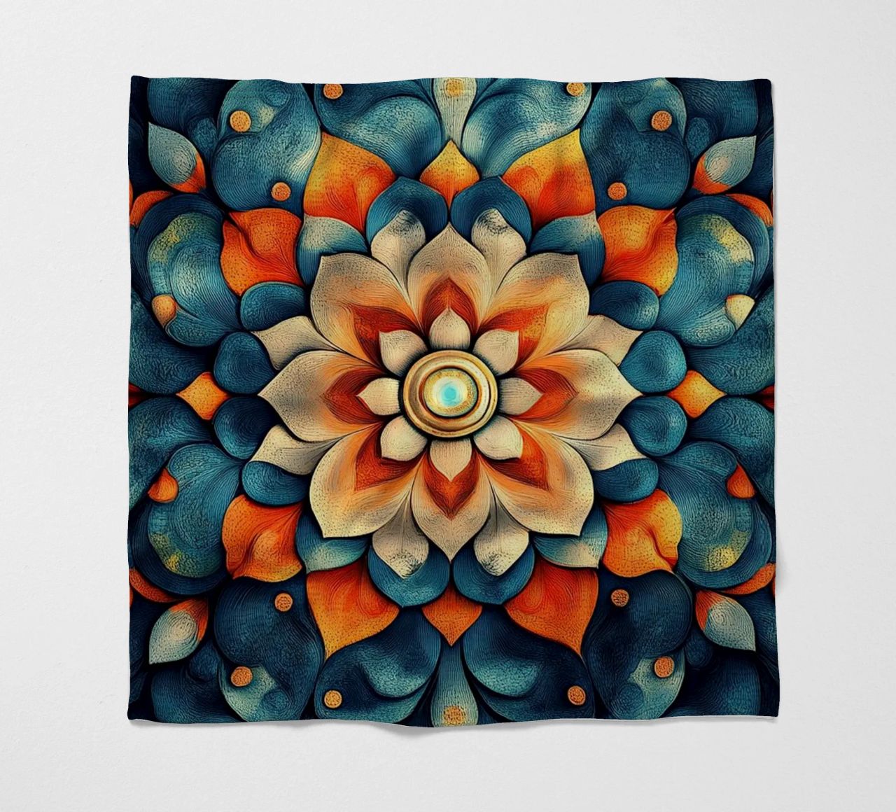 Vibrant Fields Forever coperta in pile da Artful Bloom