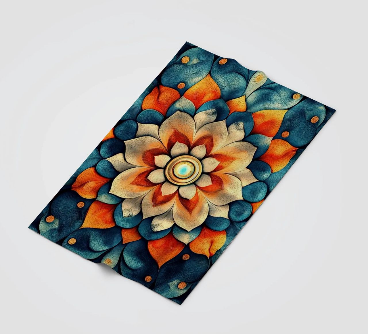 Vibrant Fields Forever coperta in pile da Artful Bloom