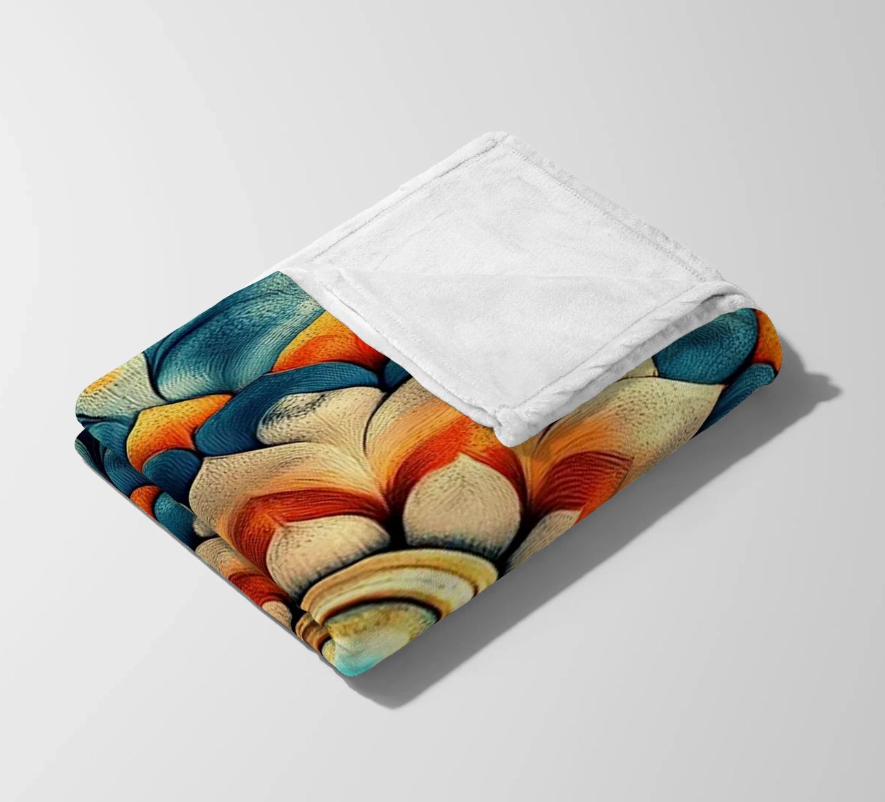 Vibrant Fields Forever coperta in pile da Artful Bloom