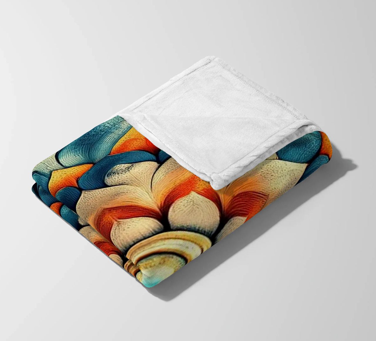Vibrant Fields Forever coperta in pile da Artful Bloom