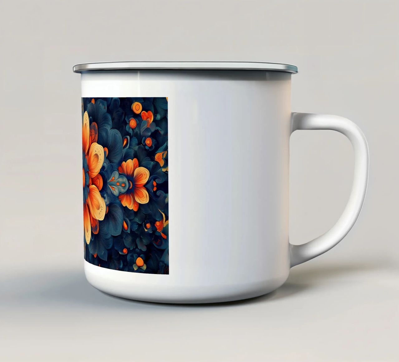 The Language of Flowers tazza in smalto da Artful Bloom