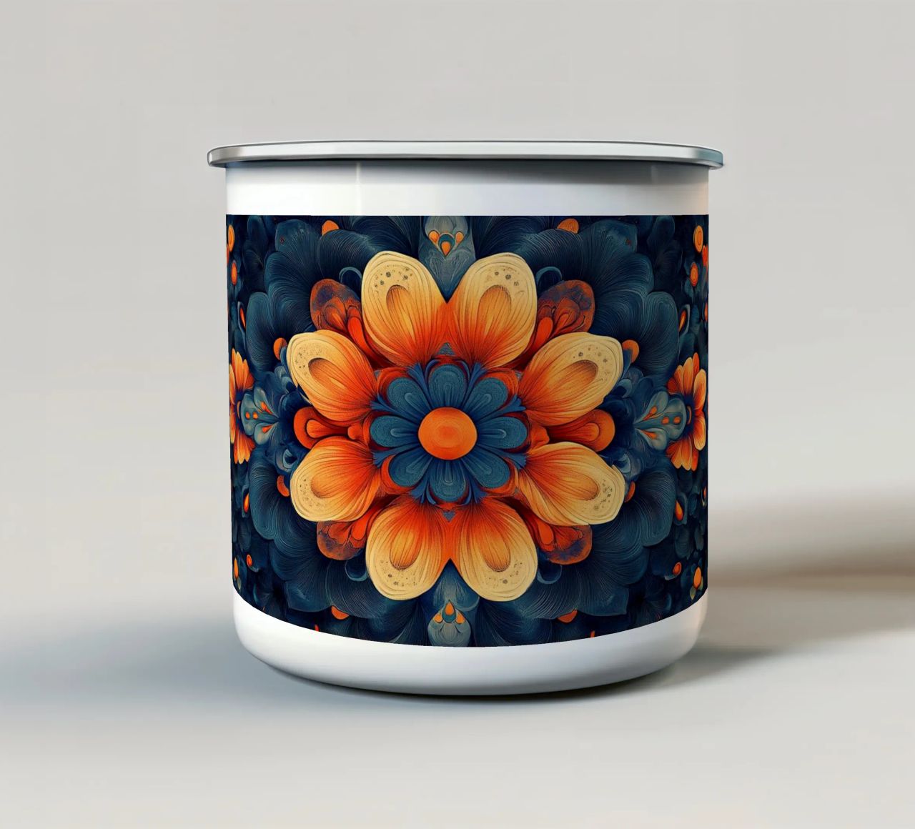 The Language of Flowers tazza in smalto da Artful Bloom