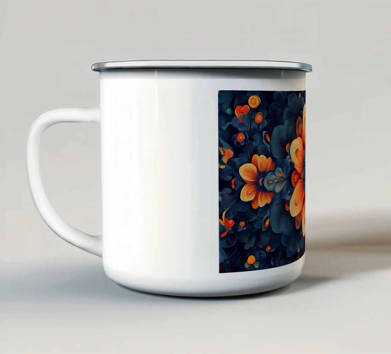 The Language of Flowers tazza in smalto da Artful Bloom