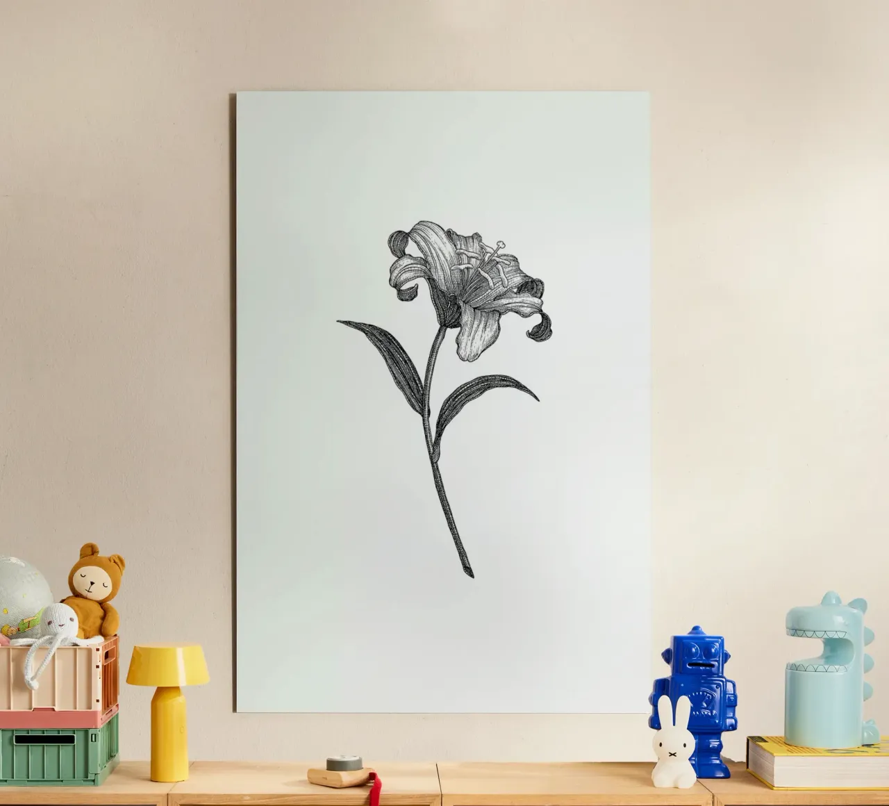 Lily alluminio dibond da Pen & Ink