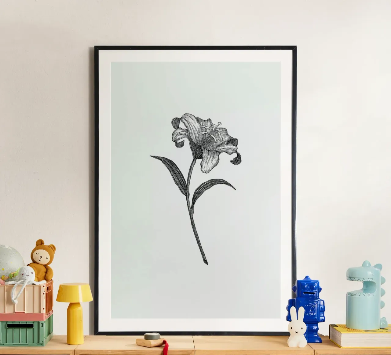 Lily poster da Pen & Ink