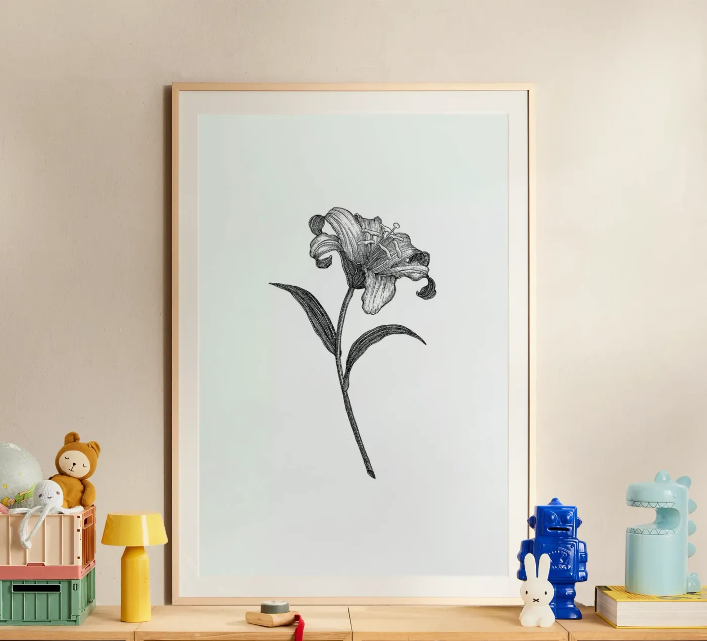 Lily poster by Pen & Ink