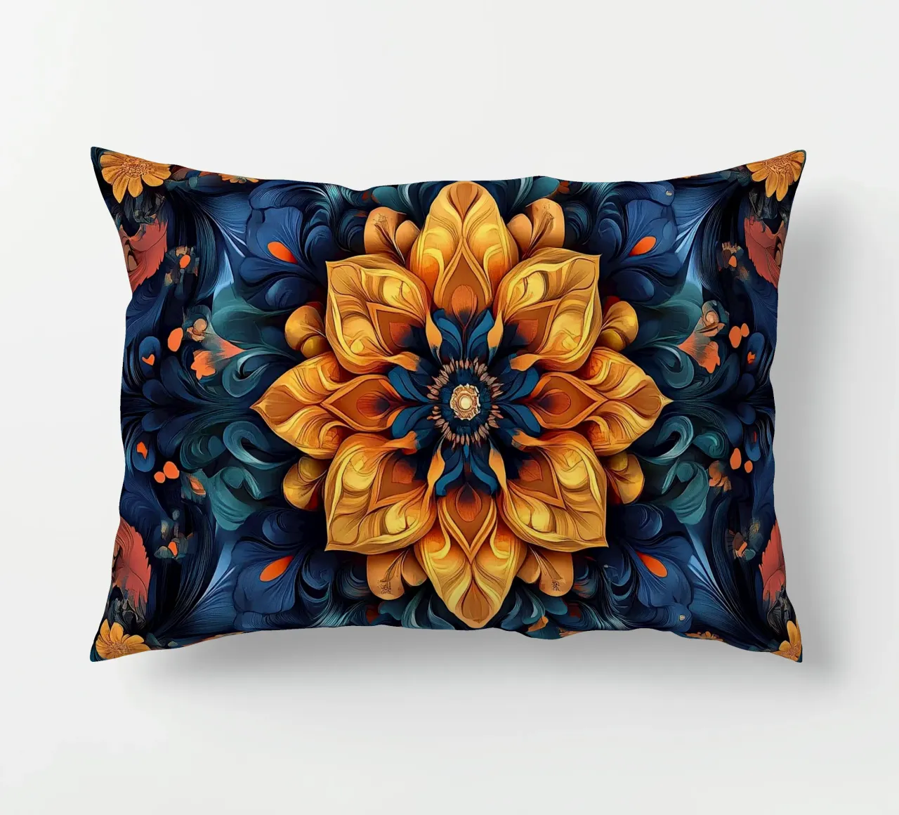 Radiance in Full Bloom decorative cushion by Artful Bloom