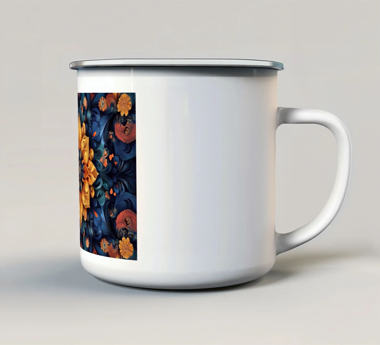Radiance in Full Bloom tazza in smalto da Artful Bloom