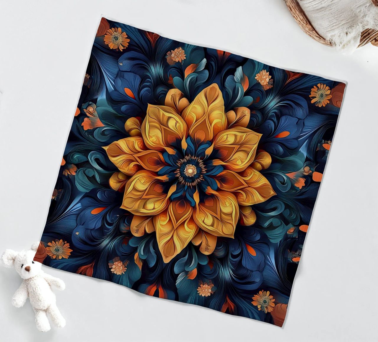 Radiance in Full Bloom coperta in pile da Artful Bloom