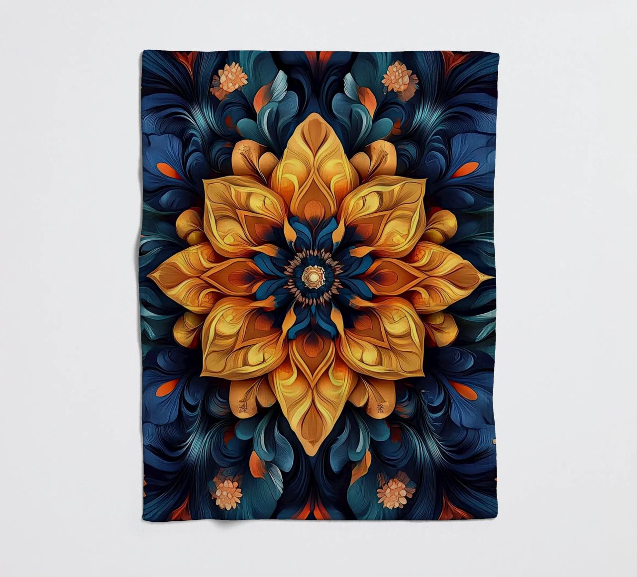 Radiance in Full Bloom coperta in pile da Artful Bloom