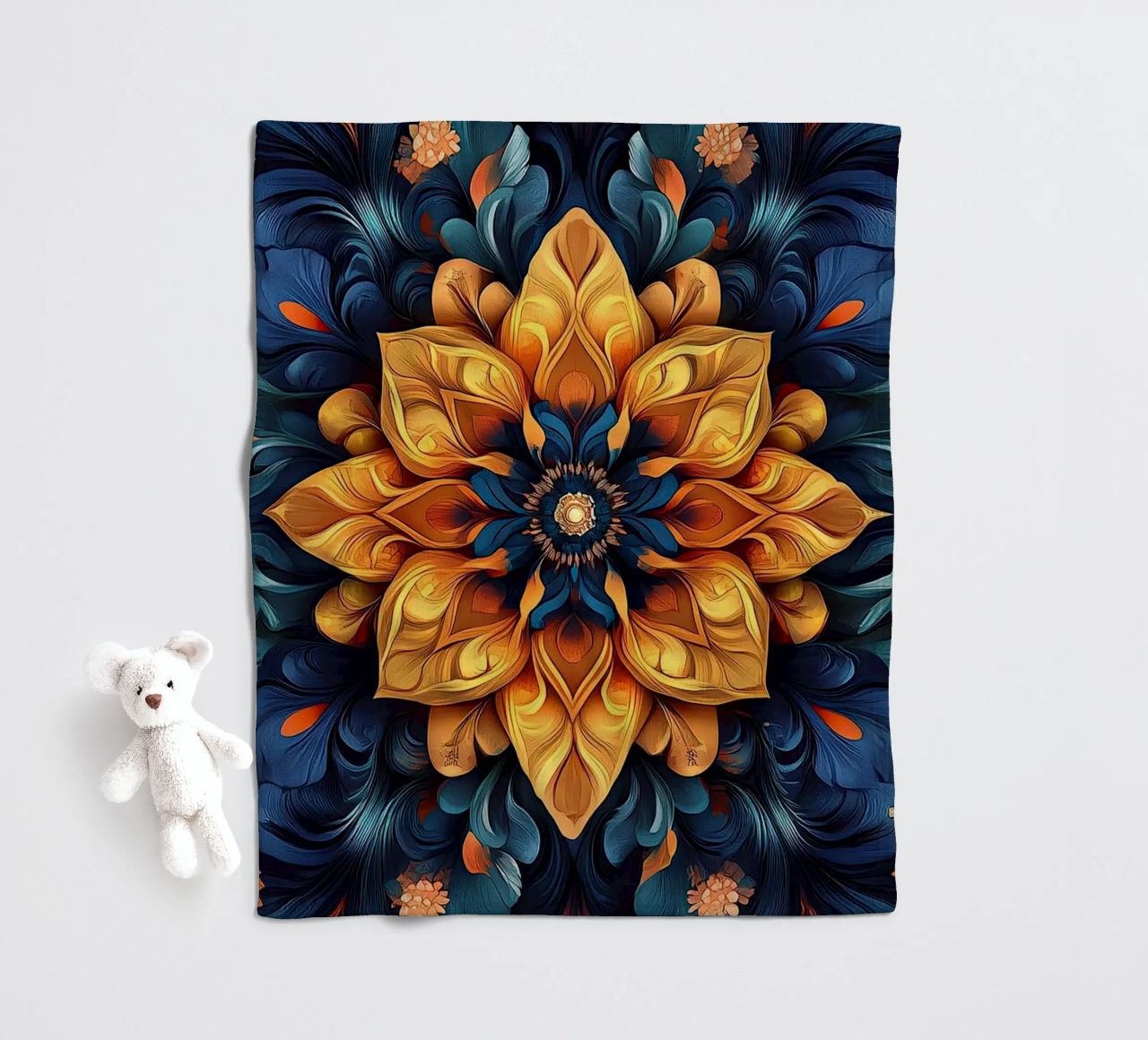 Radiance in Full Bloom coperta in pile da Artful Bloom