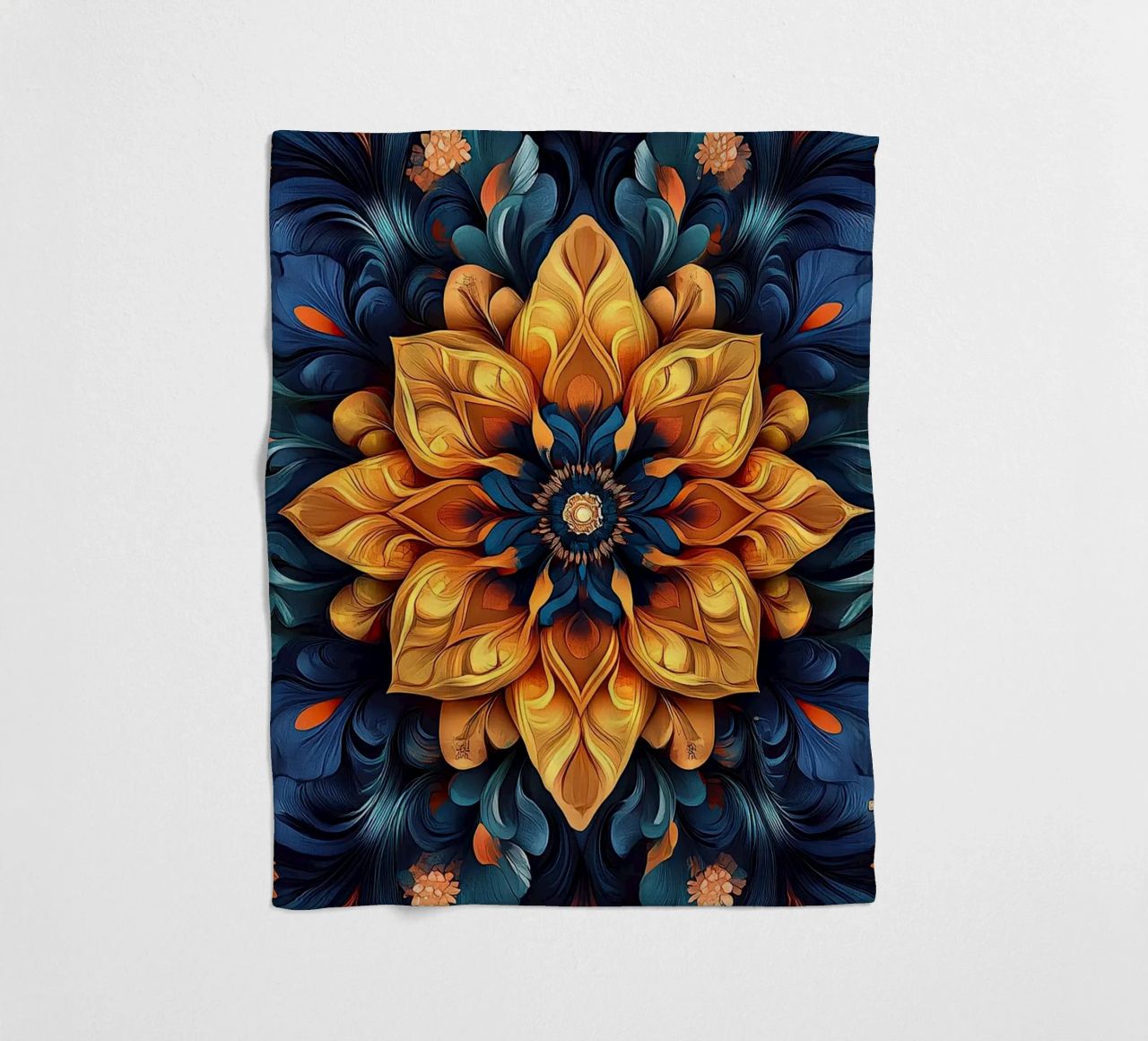 Radiance in Full Bloom coperta in pile da Artful Bloom