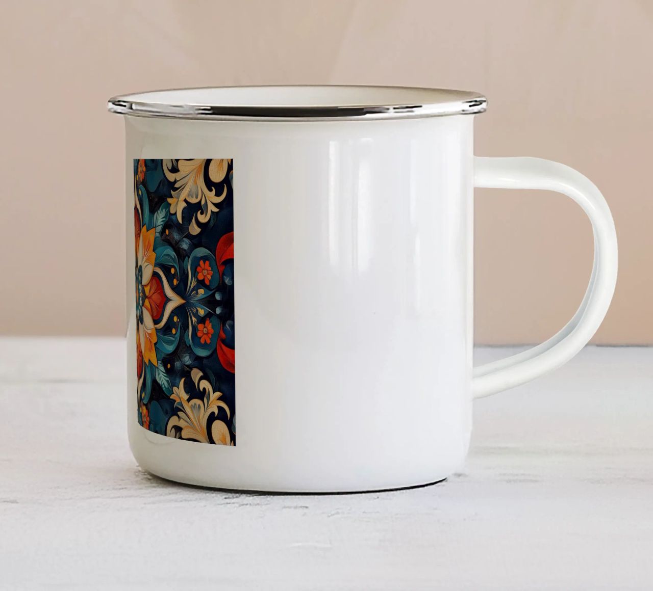 Wild Blooms Unbound tazza in smalto da Artful Bloom