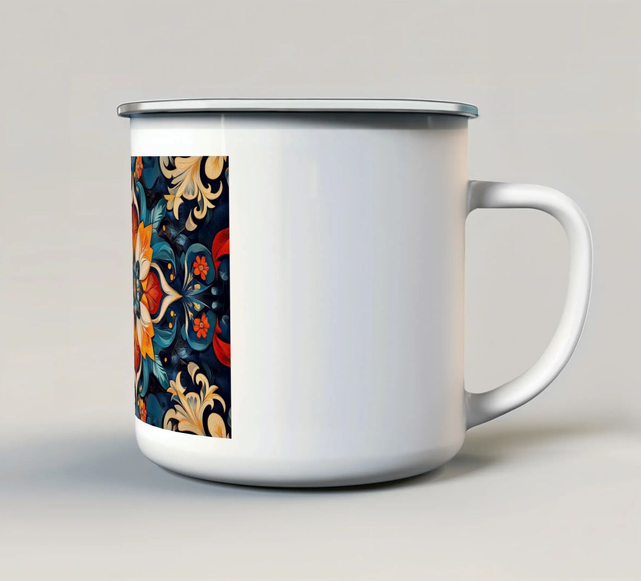 Wild Blooms Unbound tazza in smalto da Artful Bloom
