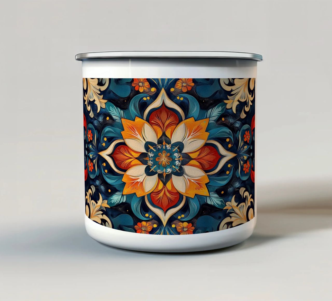 Wild Blooms Unbound tazza in smalto da Artful Bloom