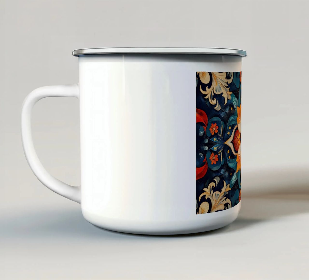 Wild Blooms Unbound tazza in smalto da Artful Bloom