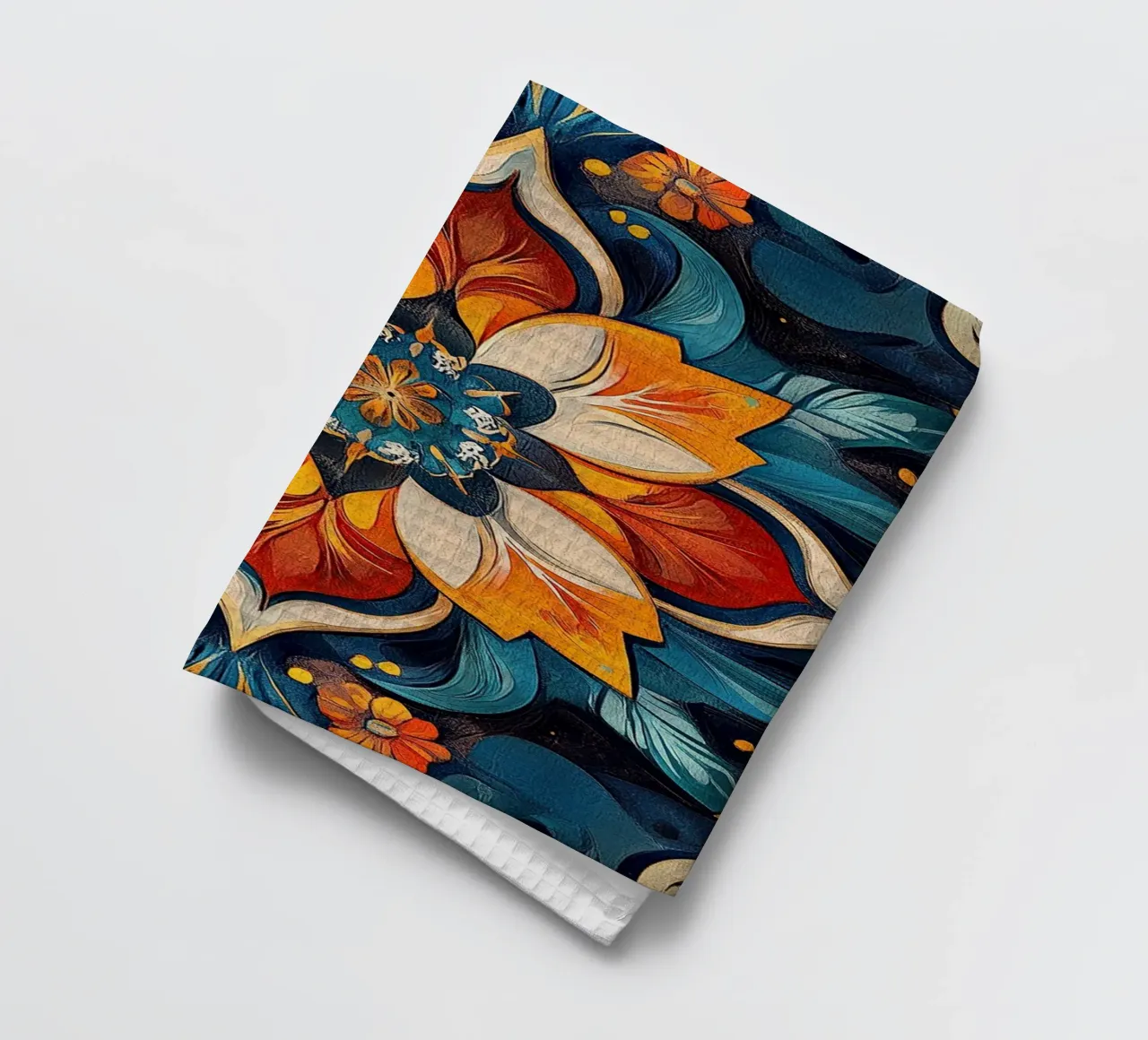 Wild Blooms Unbound tea towel by Artful Bloom