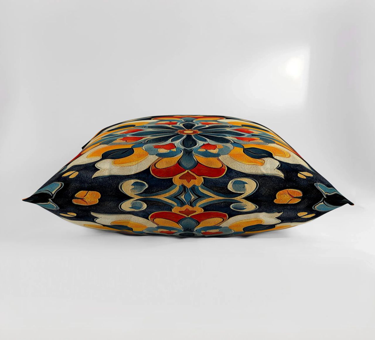 A Canvas of Blossoms decorative cushion by Artful Bloom