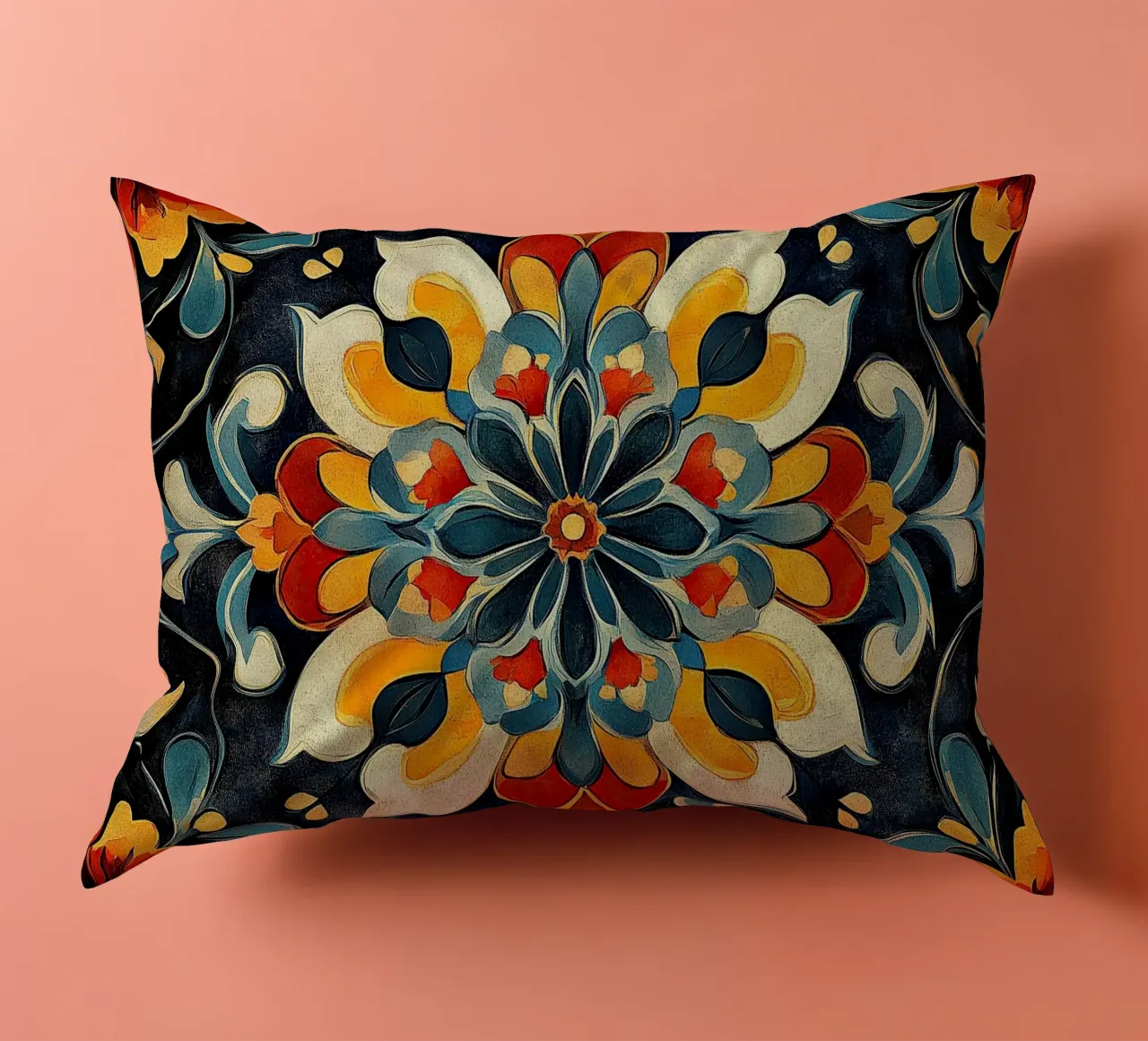 A Canvas of Blossoms cuscino da Artful Bloom