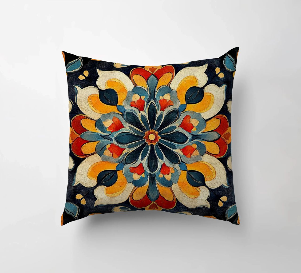 A Canvas of Blossoms decorative cushion by Artful Bloom