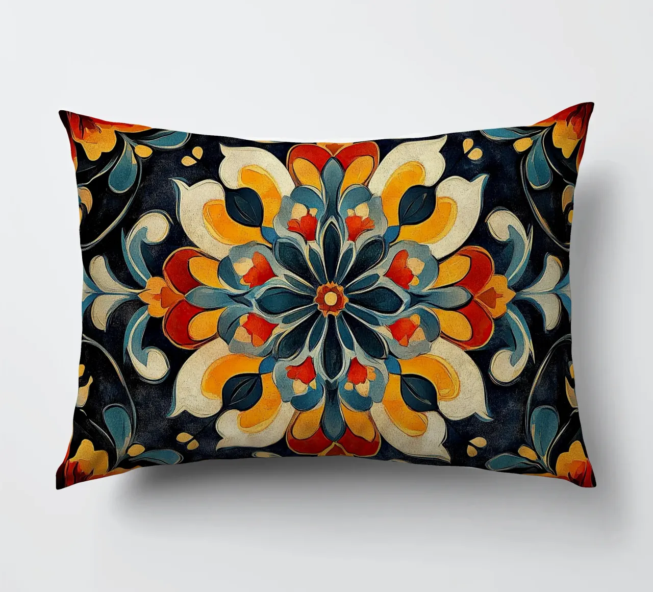 A Canvas of Blossoms cuscino da Artful Bloom