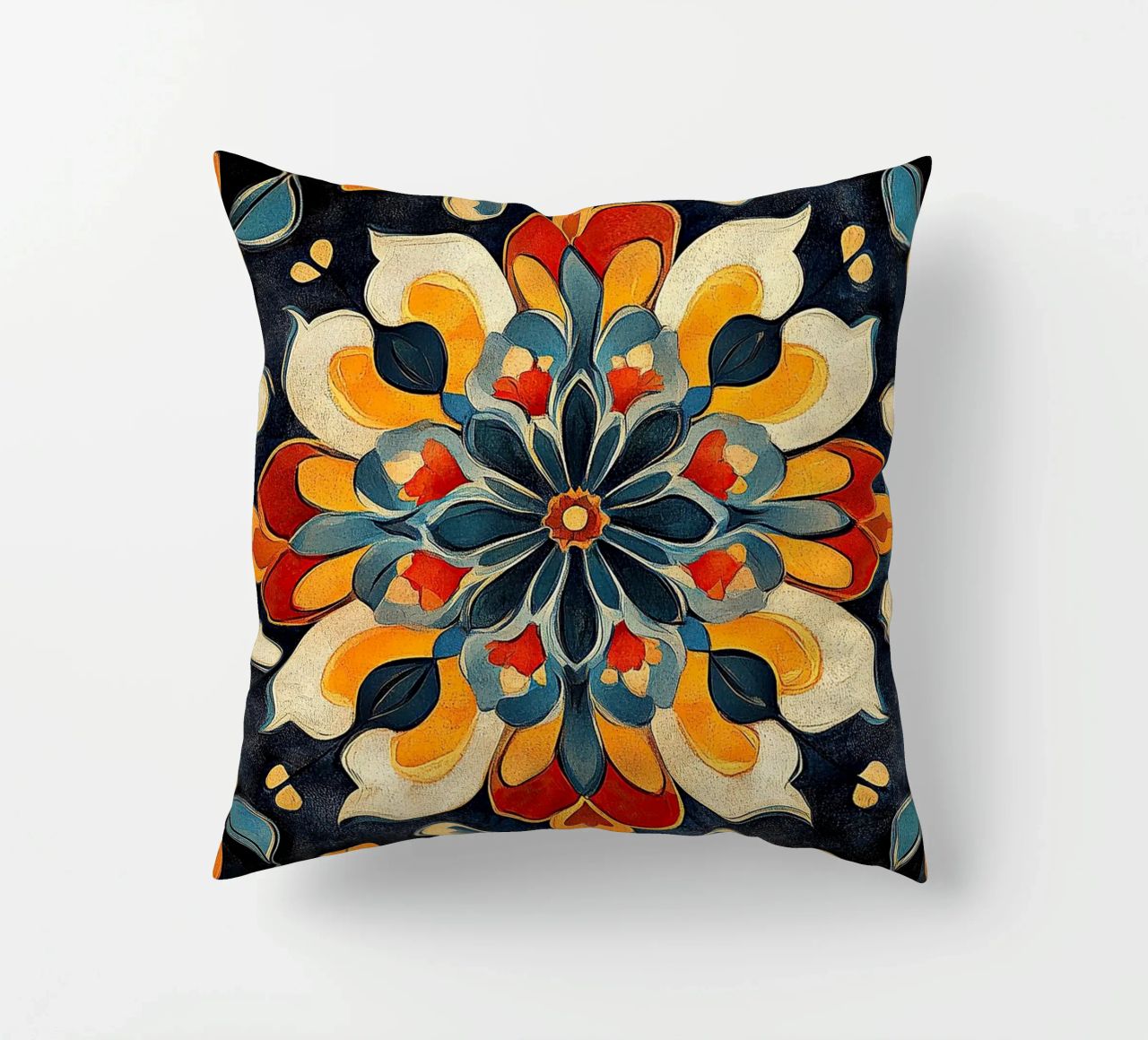 A Canvas of Blossoms decorative cushion by Artful Bloom