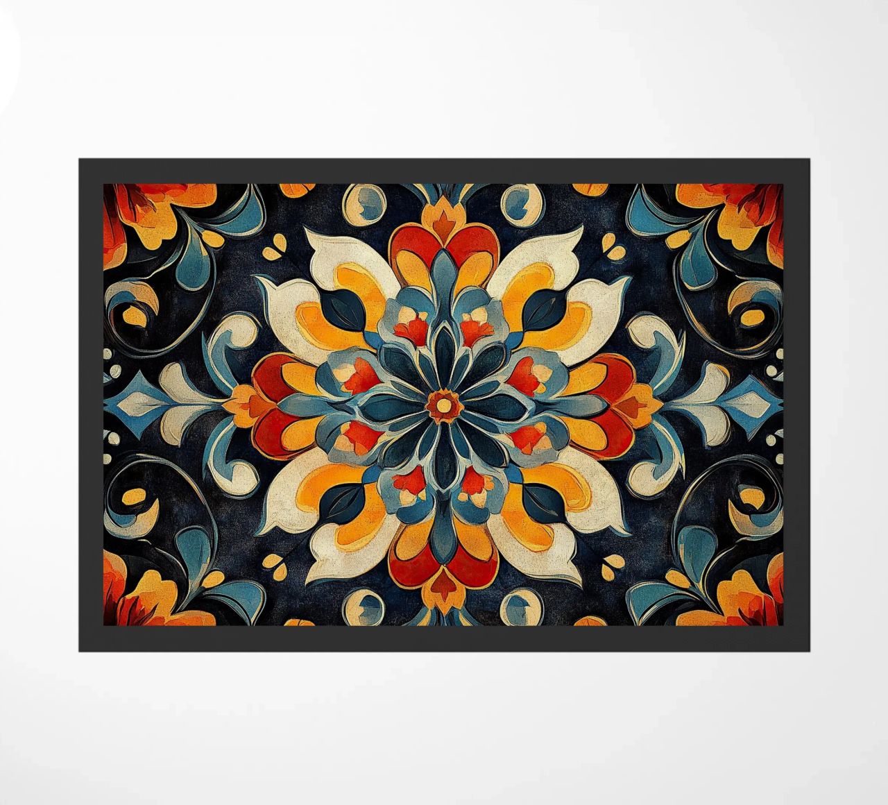 A Canvas of Blossoms felpudo de Artful Bloom