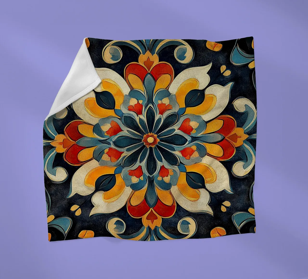 A Canvas of Blossoms coperta in pile da Artful Bloom