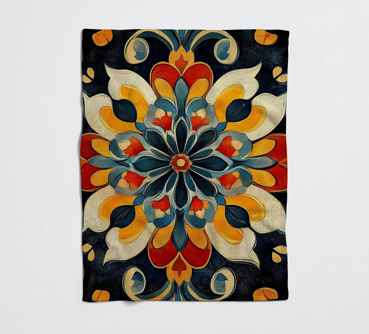 A Canvas of Blossoms coperta in pile da Artful Bloom