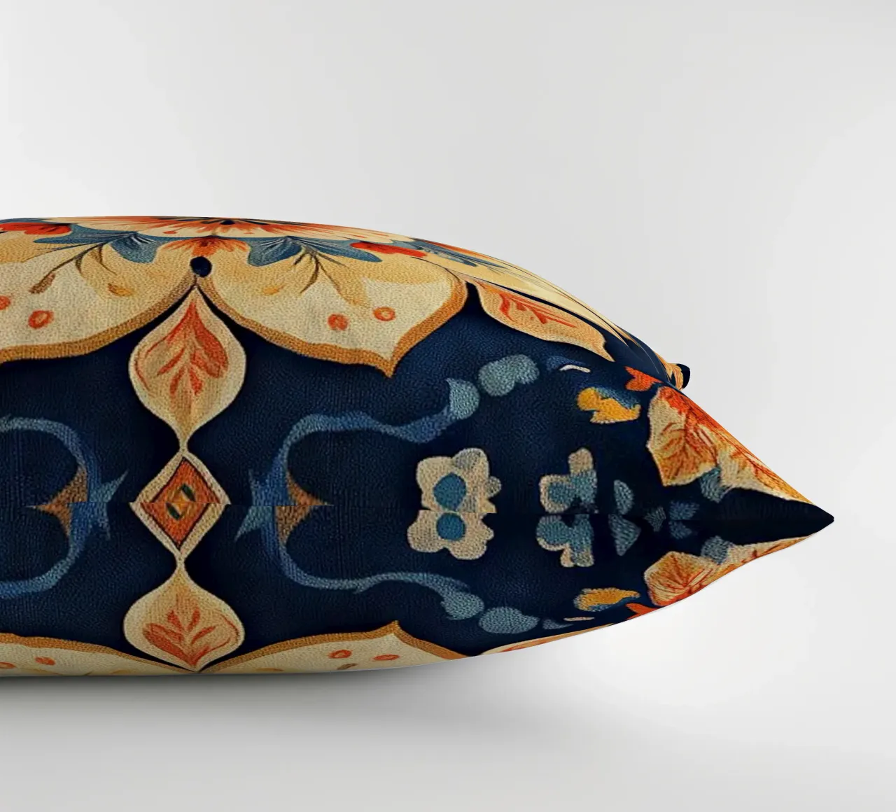 Serenity Among the Flowers decorative cushion by Artful Bloom