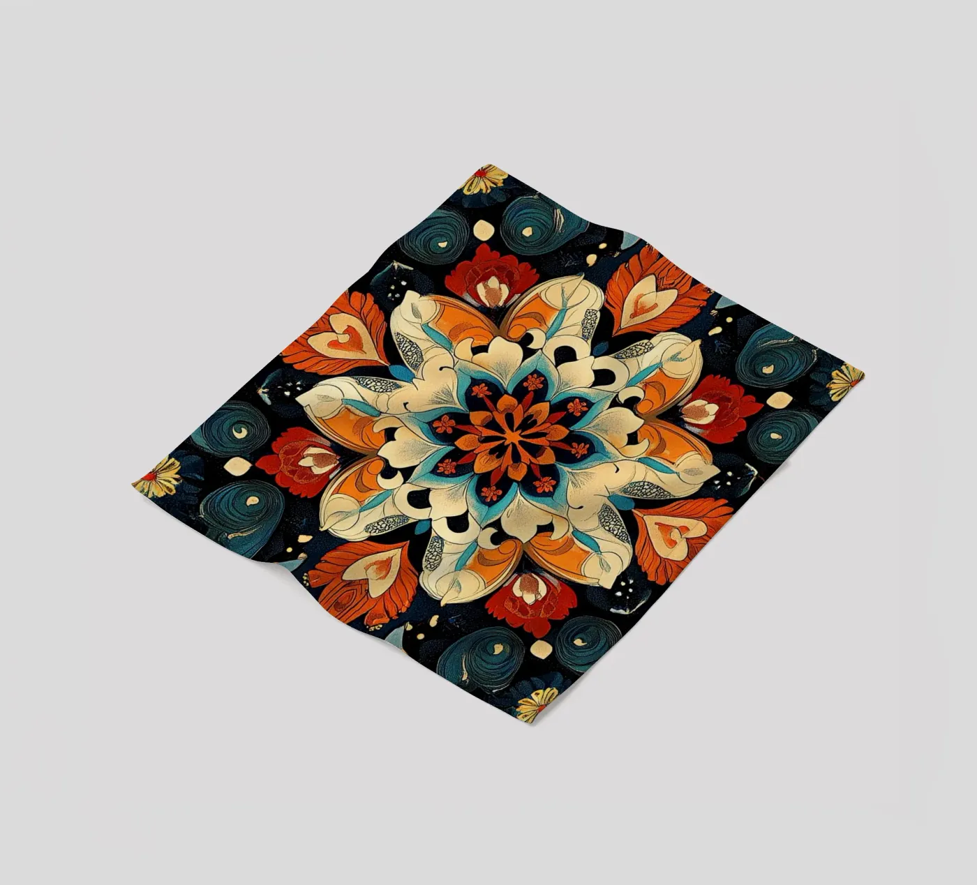 Bloomlight Harmony fleece blanket by Artful Bloom
