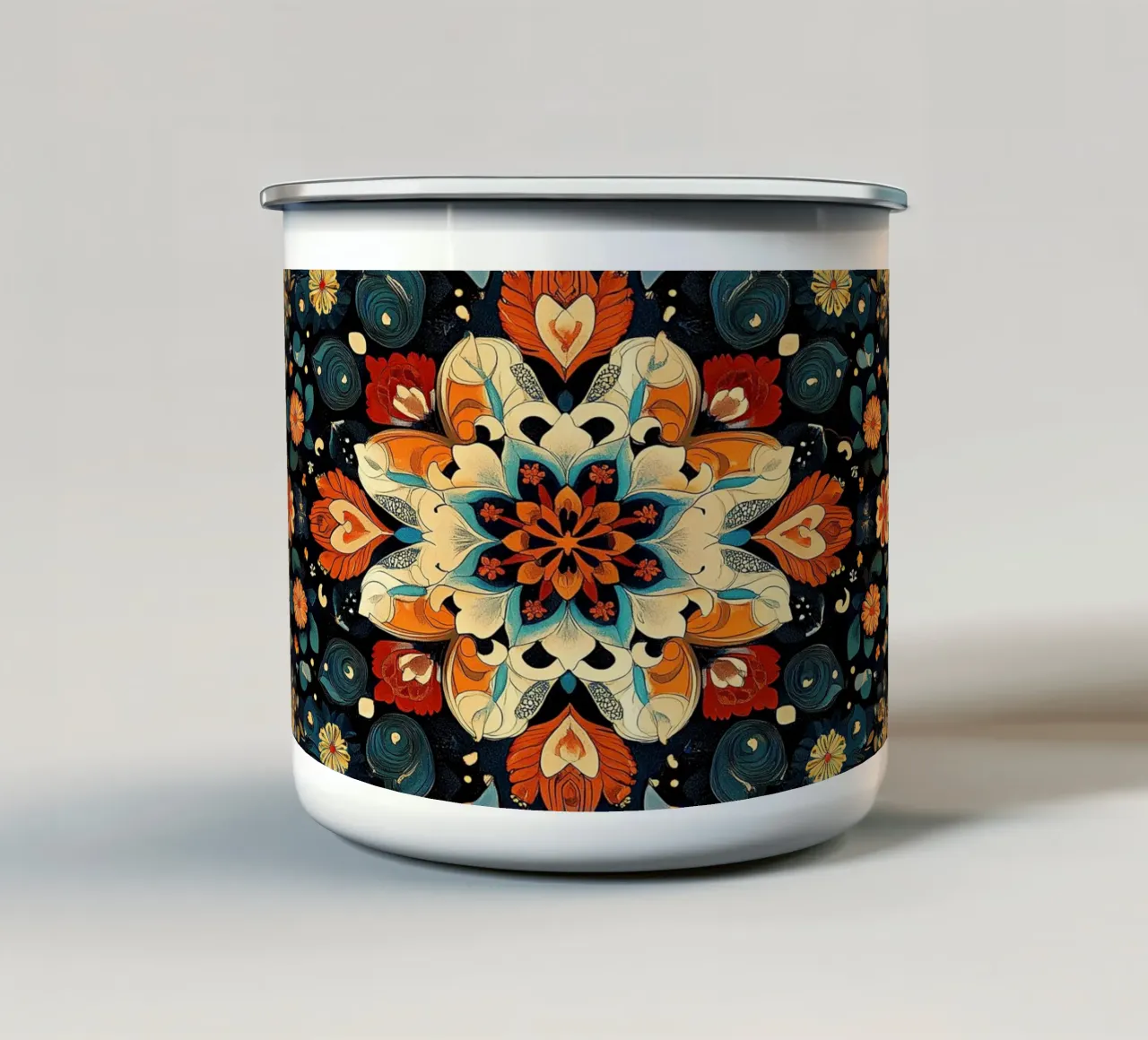 Bloomlight Harmony emaille mok van Artful Bloom