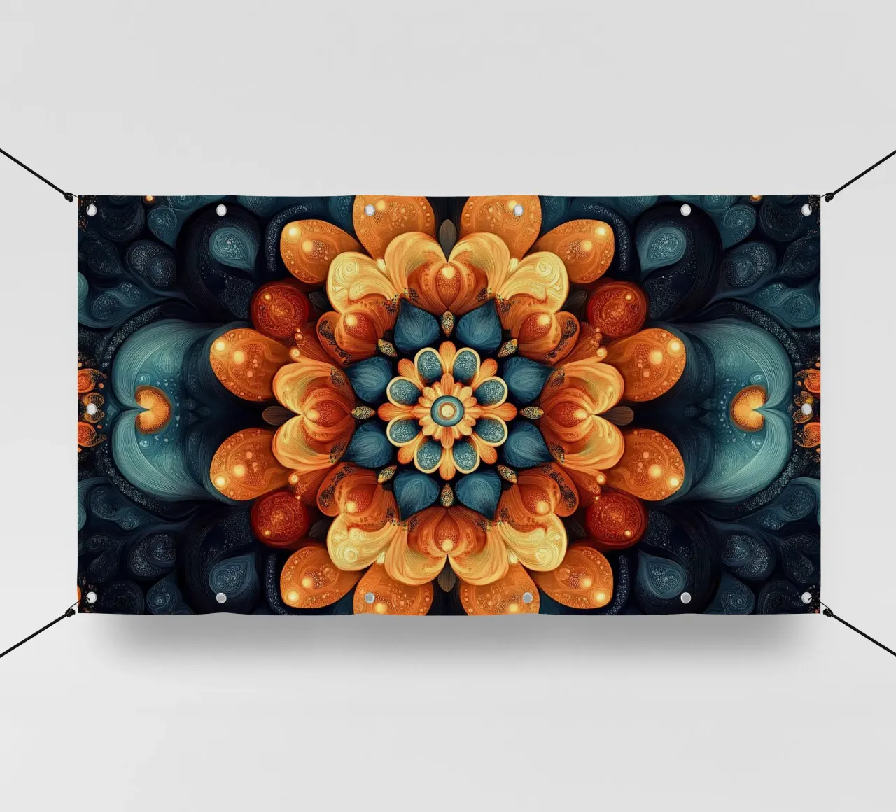 A Delicate Floral Reverie telo in pvc da Artful Bloom