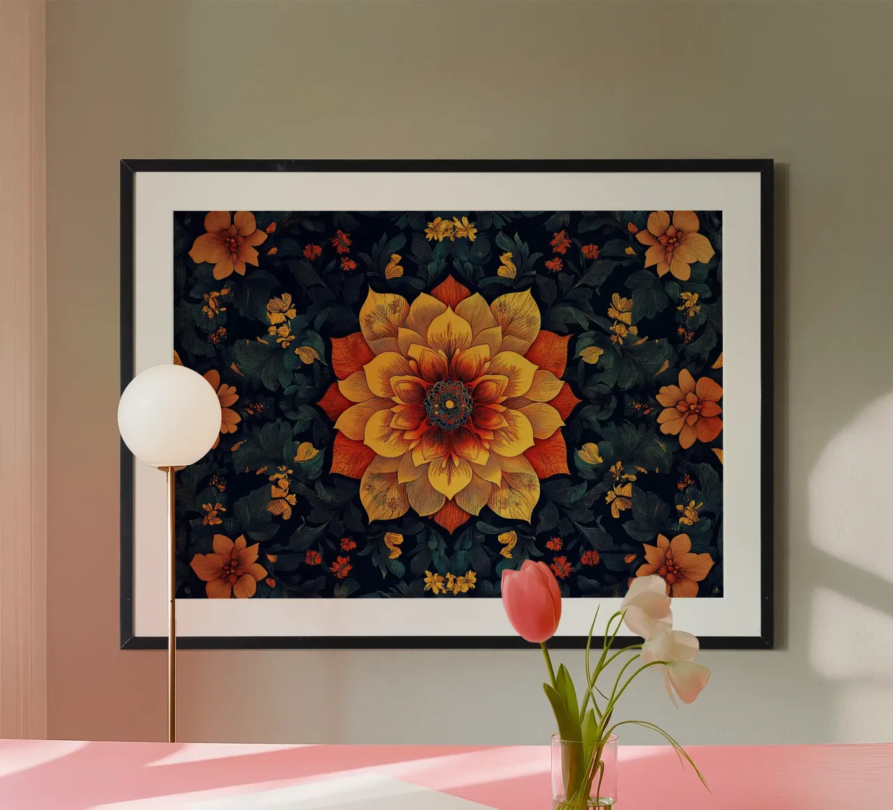 The Blossom Chronicles poster con telaio in alluminio da Artful Bloom