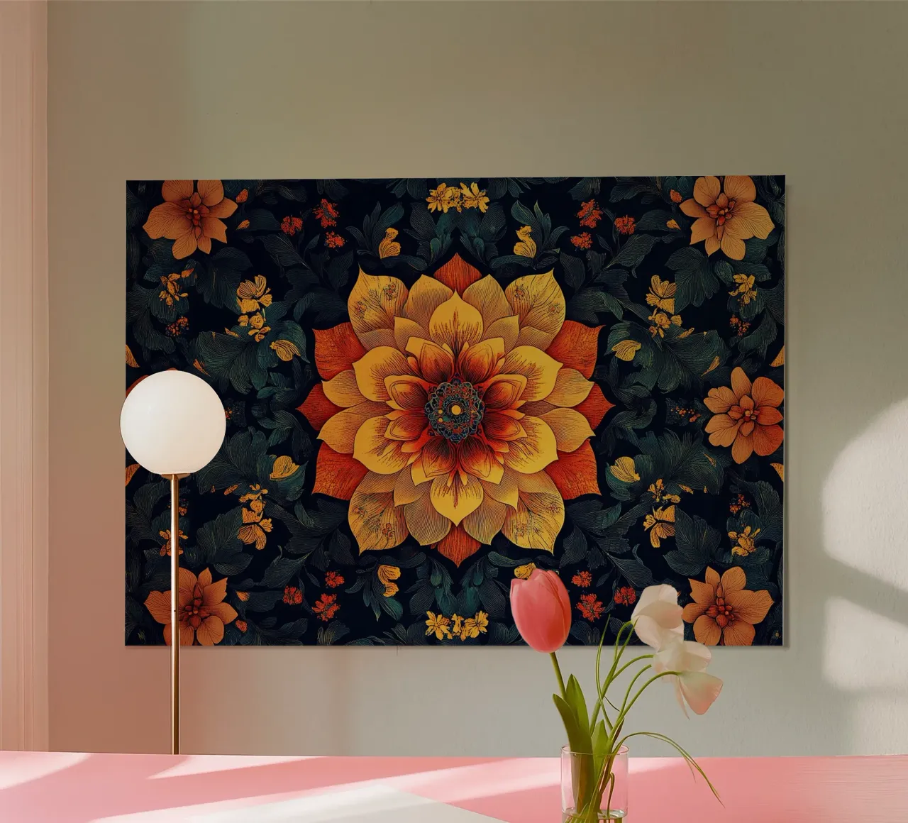 The Blossom Chronicles poster con telaio in alluminio da Artful Bloom
