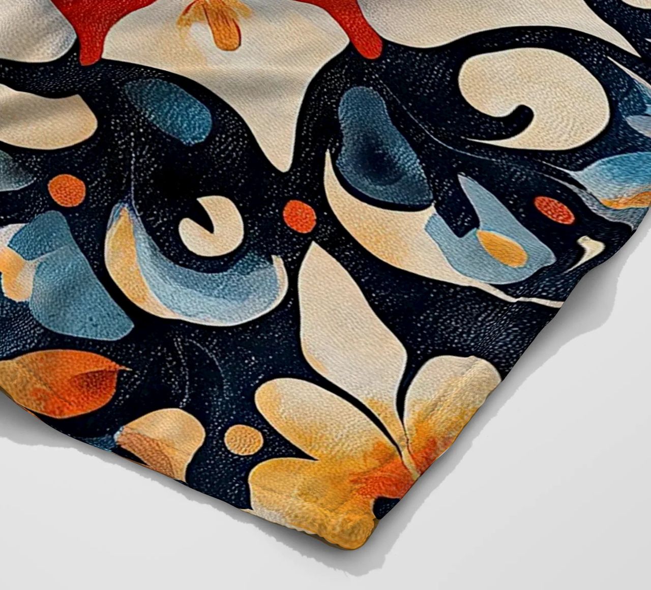 Vibrant Fields Forever coperta in pile da Artful Bloom