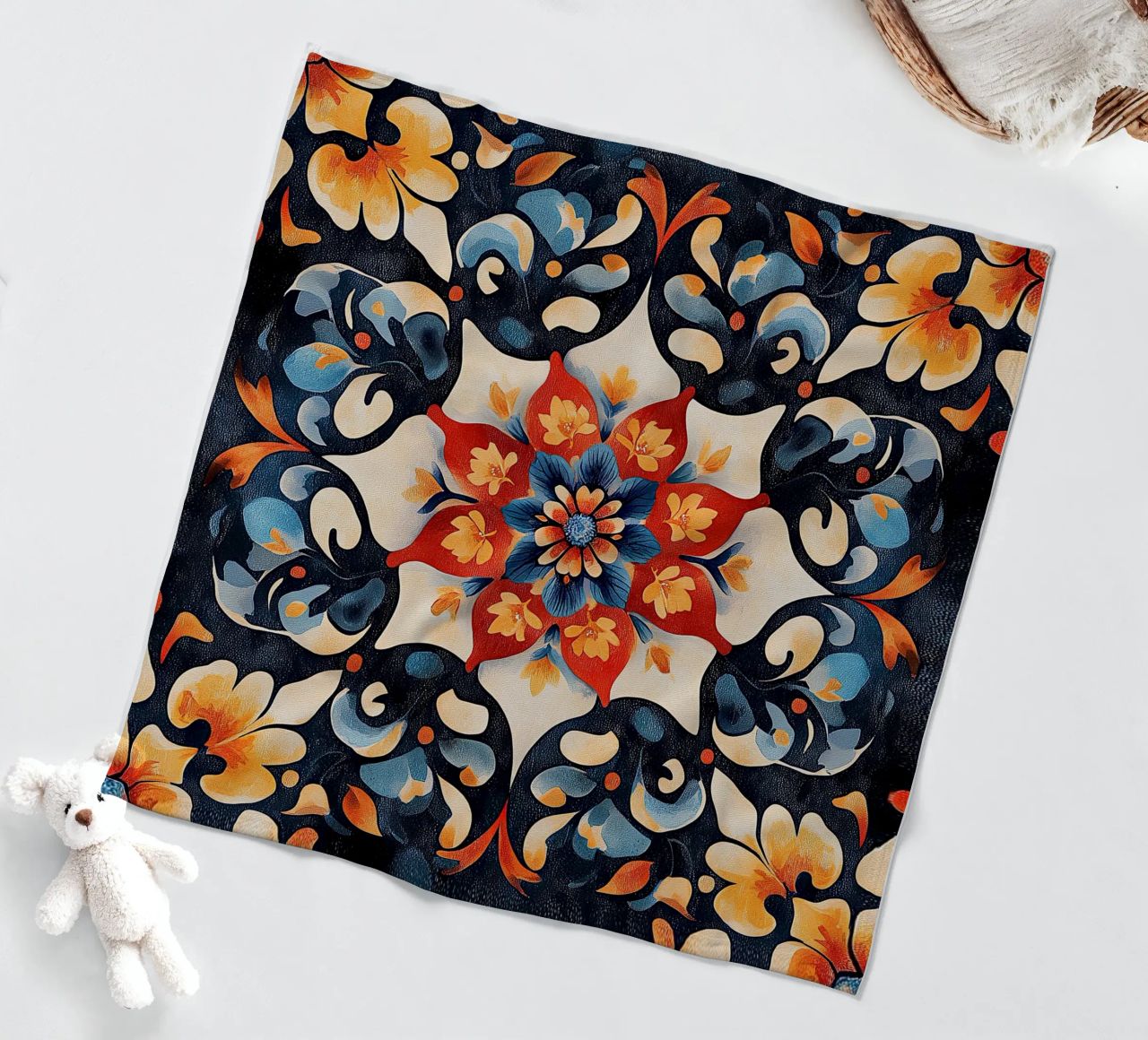 Vibrant Fields Forever coperta in pile da Artful Bloom